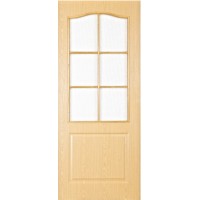 Дверь Классик 80 (лам. с рамкой без стекла) (Дуб)