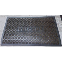 Коврик резиновый Welkom цветной 45х75 круги с рамкой (3308) Коврик резиновый Welkom цветной 45х75 круги с рамкой (3308)