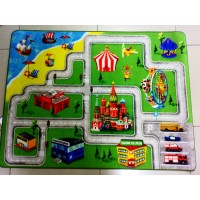 Коврик д/и SHAHINTEX Городок 100*133 (с машинками) Коврик д/и SHAHINTEX Городок 100*133 (с машинками)