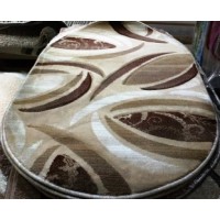 Ковер ROCOCO 3230 1213 krem/krem овал 0,8*1,25 (1 кв.м)