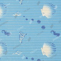 Коврик мерный ПВХ 0,80х15 м 6181А Ракушка голубая Коврик мерный ПВХ 0,80х15 м 6181А Ракушка голубая