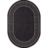 Ковер VEGAS S002 black 1,2*1.7 (2.04 м2) овал Ковер VEGAS S002 black 1,2*1.7 (2.04 м2) овал