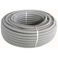 002 Труба гофрированная Ф16 100м (бухта), Светло-серый 002 Труба гофрированная Ф16 100м (бухта), Светло-серый