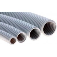 002 Труба гофрированная Ф20 100м (бухта), Светло-серый 002 Труба гофрированная Ф20 100м (бухта), Светло-серый
