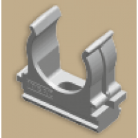 002 Держатель для труб с защелкой ф25 Светло-серый (20 шт/уп) 002 Держатель для труб с защелкой ф25 Светло-серый (20 шт/уп)