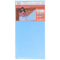 Подложка листовая синяя под ламинат 1050х500х5 (5,25м2)(1ящ=10уп)