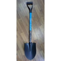 Лопата штыковая с флибергл. черенком 21мм СИНЯЯ Лопата штыковая с флибергл. черенком 21мм СИНЯЯ