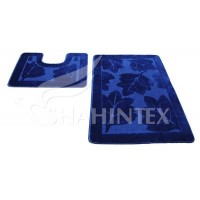 Набор ковриков д/в SHAHINTEX РР 60*100+60*50 индиго 54 Набор ковриков д/в SHAHINTEX РР 60*100+60*50 индиго 54