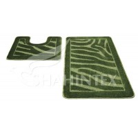 Набор ковриков д/в SHAHINTEX РР 60*100+60*50 зеленый 52 Набор ковриков д/в SHAHINTEX РР 60*100+60*50 зеленый 52