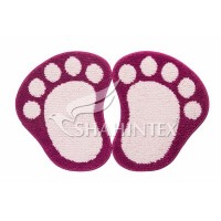 Коврик д/в SHAHINTEX MICROFIBER ЛАПКИ разделенные 50*80 фуксия 12 АКЦИЯ Коврик д/в SHAHINTEX MICROFIBER ЛАПКИ разделенные 50*80 фуксия 12 АКЦИЯ