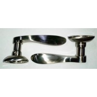 Ручки раздельные APECS H-0864-A-NIS (сатин) алюминий Ручки раздельные APECS H-0864-A-NIS (сатин) алюминий