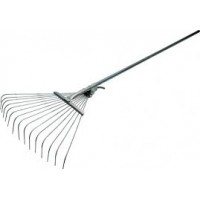 Грабли веерные проволочные раздвижные на мет. ручке СКОБА Грабли веерные проволочные раздвижные на мет. ручке СКОБА