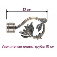 Наконечник Лоза d25мм антик-золото в уп. (1шт) Наконечник Лоза d25мм антик-золото в уп. (1шт)