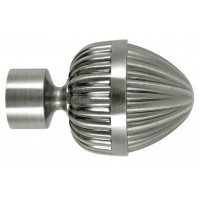 Наконечник Милано d25мм серебро-мат в уп. (1шт) Наконечник Милано d25мм серебро-мат в уп. (1шт)