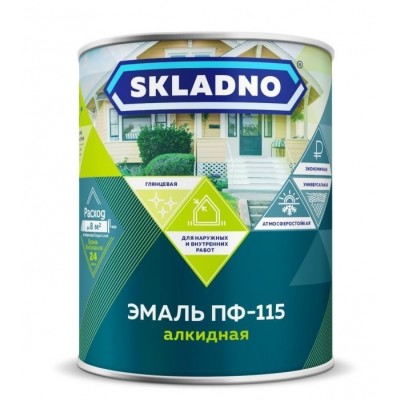 Эмаль ПФ 115 бирюзовая 2,6кг SKLADNO