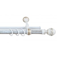 2,4 Карниз Валанс + У-шина белое золото/патина 2,4 Карниз Валанс + У-шина белое золото/патина