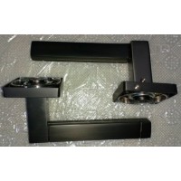 Ручки раздельные PARTNER R 105 MBN/CP на квадратном основании Ручки раздельные PARTNER R 105 MBN/CP на квадратном основании