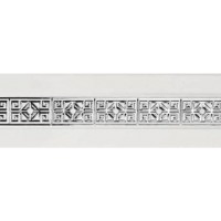 Бленда Амулет белый глянец/хром 30м/п Бленда Амулет белый глянец/хром 30м/п