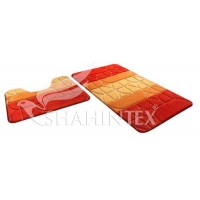 Набор ковриков д/в SHAHINTEX РР MIX 50*80+50*50 оранжевый 63 Набор ковриков д/в SHAHINTEX РР MIX 50*80+50*50 оранжевый 63