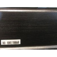 303 Угол внутренний для плинтуса 80мм "Идеал Система", Венге темный 303 Угол внутренний для плинтуса 80мм "Идеал Система", Венге темный