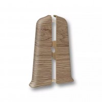 228 Торцевая (пара) для плинтуса 85мм "ДЕКОНИКА", Дуб классик (10 шт/уп)