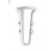 001 Угол внутренний для плинтуса 85мм "ДЕКОНИКА", Белый (20 шт/уп)