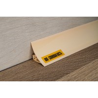 008-0 Плинтус для столешницы 3,0м "Идеал", Слоновая кость Глянцевая (20 шт/уп)