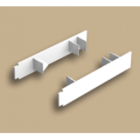 Торцевые (пара) для багет Стандарт "ИДЕАЛ", белый 001 Торцевые (пара) для багет Стандарт "ИДЕАЛ", белый 001
