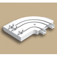 Торцевые повороты (пара) для багета Стандарт "ИДЕАЛ", белый 001 Торцевые повороты (пара) для багета Стандарт "ИДЕАЛ", белый 001