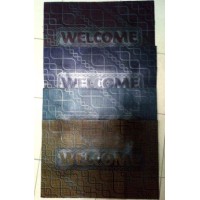 Коврик резиновый Welkom цветной 38х58 волна АКЦИЯ Коврик резиновый Welkom цветной 38х58 волна АКЦИЯ