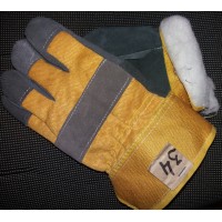 П034 Перчатки замш+ХБ утепл. Бык (34) П034 Перчатки замш+ХБ утепл. Бык (34)