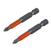 Набор бит торсинных РН1 х 50мм (2 шт) Набор бит торсинных РН1 х 50мм (2 шт)