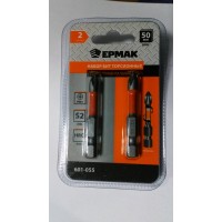 Набор бит торсинных РН2 х 50мм (2 шт) Набор бит торсинных РН2 х 50мм (2 шт)