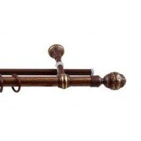 1,6 Карниз Валанс + У-шина орех/патина 1,6 Карниз Валанс + У-шина орех/патина