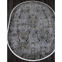 Ковер LiSSabon SI023G grey/grey 1.56*2,3 (3.588 м.кв.) овал Ковер LiSSabon SI023G grey/grey 1.56*2,3 (3.588 м.кв.) овал