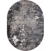 Ковер ATLANTIS d996 gray 0,8*1,4 (1,12 кв.м) овал