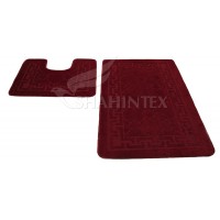 Набор ковриков д/в SHAHINTEX РР 50*80+50*50 бордовый 45 Набор ковриков д/в SHAHINTEX РР 50*80+50*50 бордовый 45