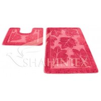 Набор ковриков д/в SHAHINTEX РР 50*80+50*50 розовый 64 Набор ковриков д/в SHAHINTEX РР 50*80+50*50 розовый 64