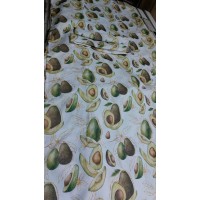 Комплект портьер "Авокадо" 140*180 с подхватами (2шт) белый Комплект портьер "Авокадо" 140*180 с подхватами (2шт) белый