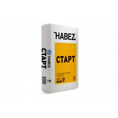 Штукатурка гипсовая "Старт" (25 кг) Habez