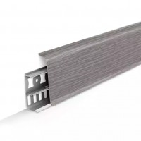 210 Плинтус напольный 70мм 2,2м "Деконика", Дуб пепельный 210 Плинтус напольный 70мм 2,2м "Деконика", Дуб пепельный