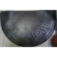 Коврик резиновый полукруг цветной 40х60 Welkom (3306)