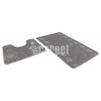 Набор ковриков д/в Актив icarpet 50*80+50*40 пепельный 74 Набор ковриков д/в Актив icarpet 50*80+50*40 пепельный 74