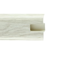 851 Плинтус напольный 58мм 2,5м "Вимар" Дуб льняной  (1уп=40шт)