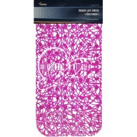 Коврик для ванной комнаты "Паутинка" 35х72см фуксия Коврик для ванной комнаты "Паутинка" 35х72см фуксия