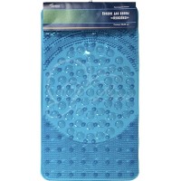 Коврик для ванной комнаты "Лужайка" 38х68см голубой Коврик для ванной комнаты "Лужайка" 38х68см голубой