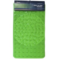 Коврик для ванной комнаты "Лужайка" 38х68см зеленый Коврик для ванной комнаты "Лужайка" 38х68см зеленый