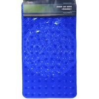 Коврик для ванной комнаты "Лужайка" 38х68см синий Коврик для ванной комнаты "Лужайка" 38х68см синий