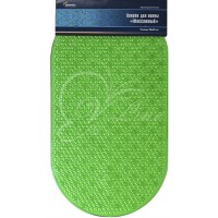 Коврик для ванной комнаты "Массажный" 38х69см зеленый Коврик для ванной комнаты "Массажный" 38х69см зеленый