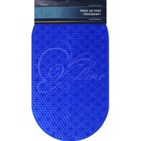 Коврик для ванной комнаты "Массажный" 38х69см синий Коврик для ванной комнаты "Массажный" 38х69см синий